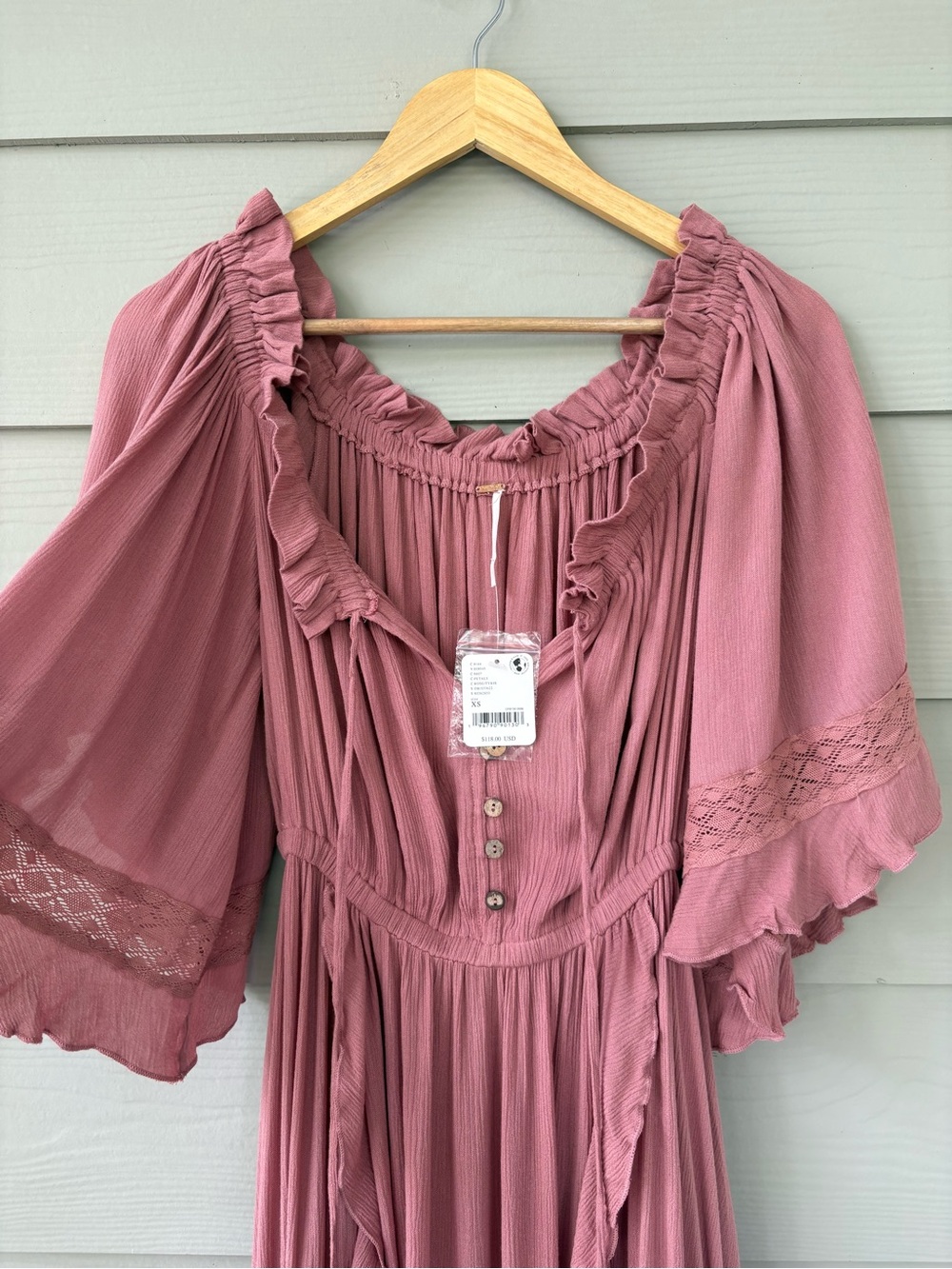 Free People Beach Bliss Dress- Rose - Picture 6 of 10